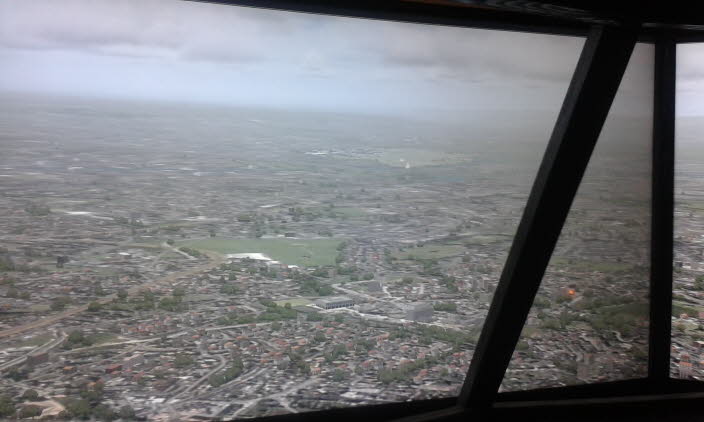 Approaching Manchester