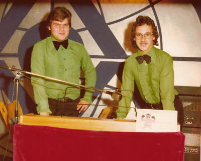 Mit Pinky als Musiker beim "Weck" im Ittertal  1975